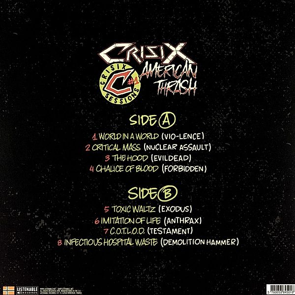 American Thrash (Vinyl), Crisix