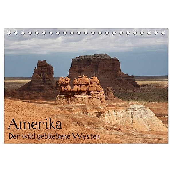 Amerika - Der wild gebliebene Westen (Tischkalender 2024 DIN A5 quer), CALVENDO Monatskalender, Claudia Lampert
