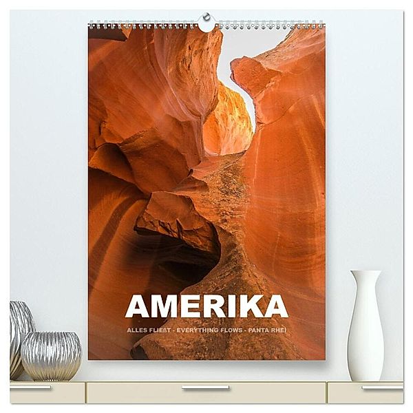 Amerika (hochwertiger Premium Wandkalender 2024 DIN A2 hoch), Kunstdruck in Hochglanz, Mona Stut