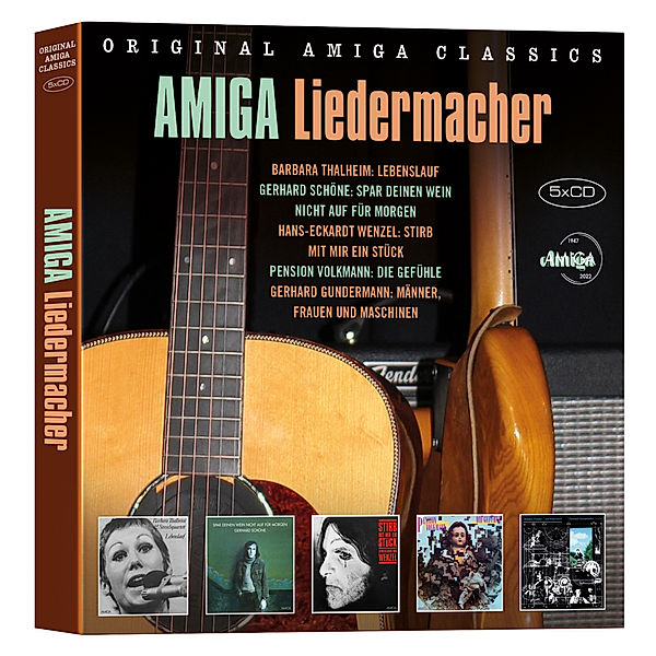 AMIGA Liedermacher,5 Audio-CD