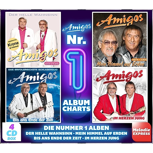 Amigos - Die Nummer 1 Alben 4CD, Amigos