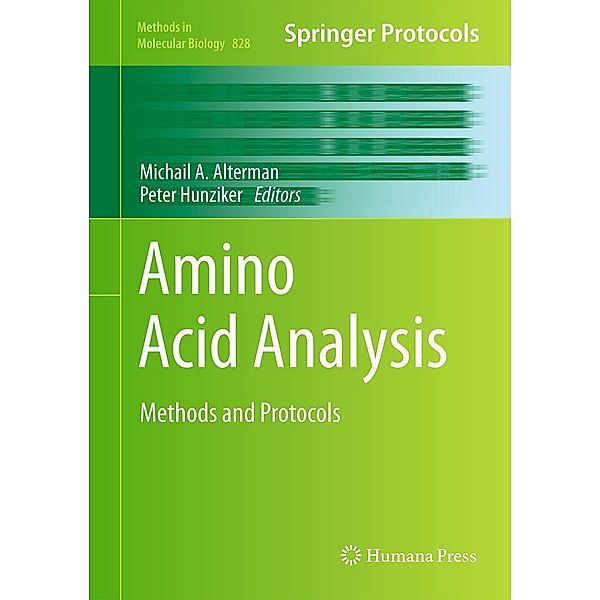 Amino Acid Analysis / Methods in Molecular Biology Bd.828