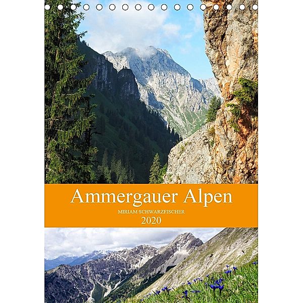 Ammergebirge Wandkalender (Tischkalender 2020 DIN A5 hoch), Miriam Schwarzfischer