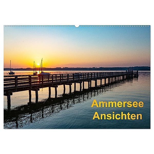 Ammersee-Ansichten (Wandkalender 2025 DIN A2 quer), CALVENDO Monatskalender, Calvendo, Etienne Benoît
