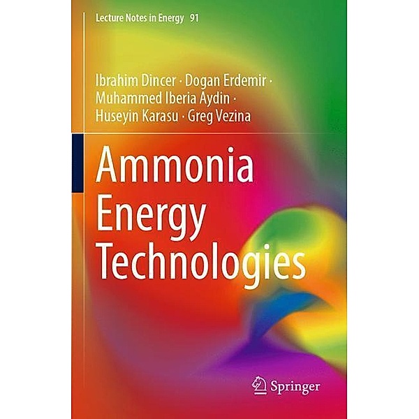 Ammonia Energy Technologies, Ibrahim Dincer, Dogan Erdemir, Muhammed Iberia Aydin, Huseyin Karasu, Greg Vezina
