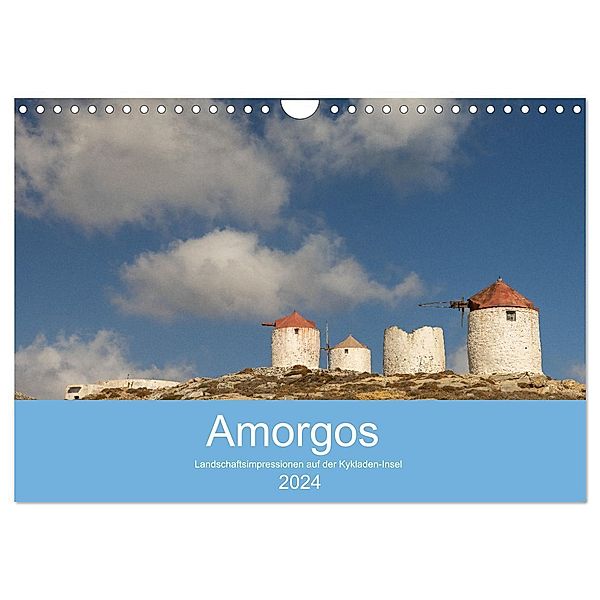 Amorgos - Kykladenimpressionen (Wandkalender 2024 DIN A4 quer), CALVENDO Monatskalender, Winfried Rusch