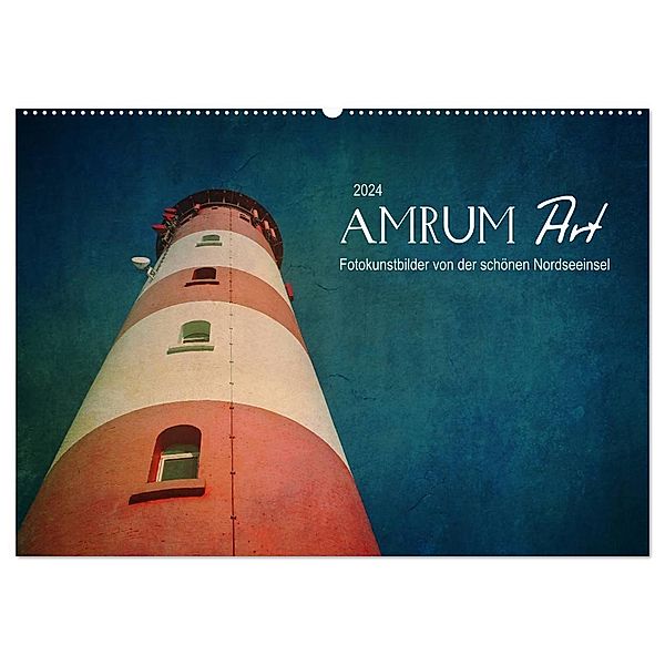 AMRUM Art (Wandkalender 2024 DIN A2 quer), CALVENDO Monatskalender, AD DESIGN Photo + PhotoArt, Angela Dölling