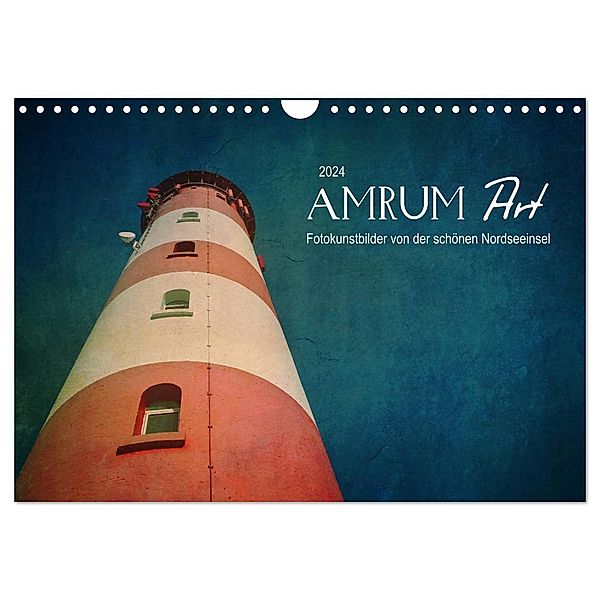 AMRUM Art (Wandkalender 2024 DIN A4 quer), CALVENDO Monatskalender, AD DESIGN Photo + PhotoArt, Angela Dölling