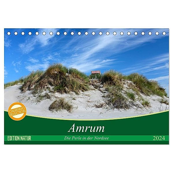 Amrum, die Perle in der Nordsee (Tischkalender 2024 DIN A5 quer), CALVENDO Monatskalender, Matthias Klenke