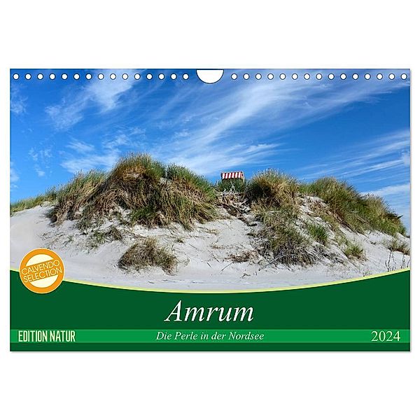 Amrum, die Perle in der Nordsee (Wandkalender 2024 DIN A4 quer), CALVENDO Monatskalender, Matthias Klenke