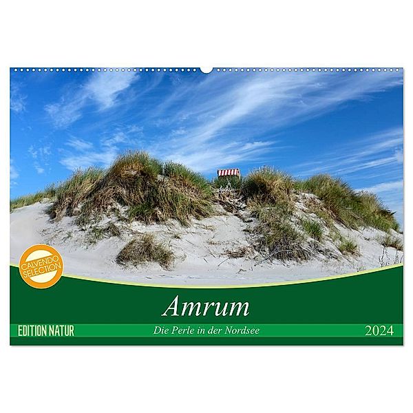 Amrum, die Perle in der Nordsee (Wandkalender 2024 DIN A2 quer), CALVENDO Monatskalender, Matthias Klenke