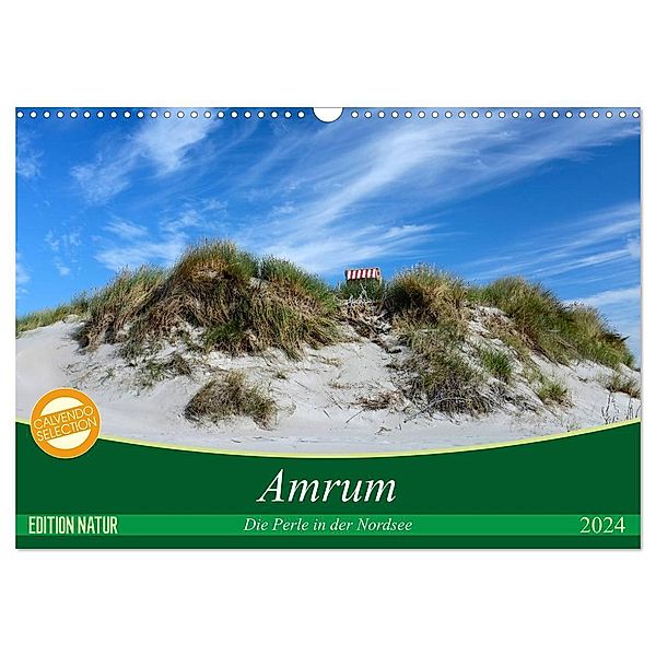 Amrum, die Perle in der Nordsee (Wandkalender 2024 DIN A3 quer), CALVENDO Monatskalender, Matthias Klenke