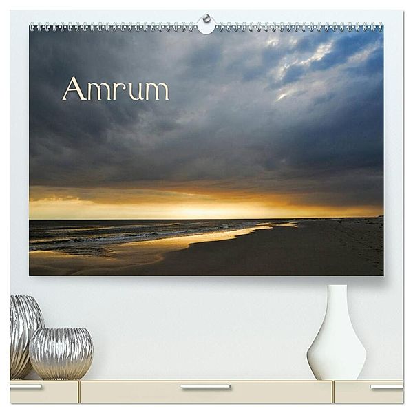 Amrum (hochwertiger Premium Wandkalender 2024 DIN A2 quer), Kunstdruck in Hochglanz, Carsten Kienitz