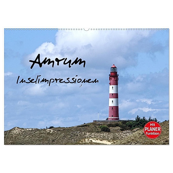 Amrum - Inselimpressionen (Wandkalender 2024 DIN A2 quer), CALVENDO Monatskalender, Andrea Potratz