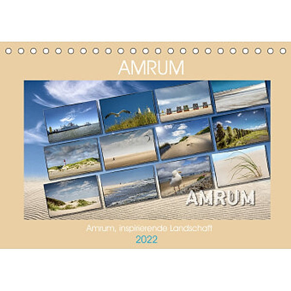Amrum, inspirierende Landschaft (Tischkalender 2022 DIN A5 quer), Dieter Gödecke