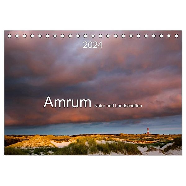 Amrum. Natur und Landschaften (Tischkalender 2024 DIN A5 quer), CALVENDO Monatskalender, Lucyna Koch