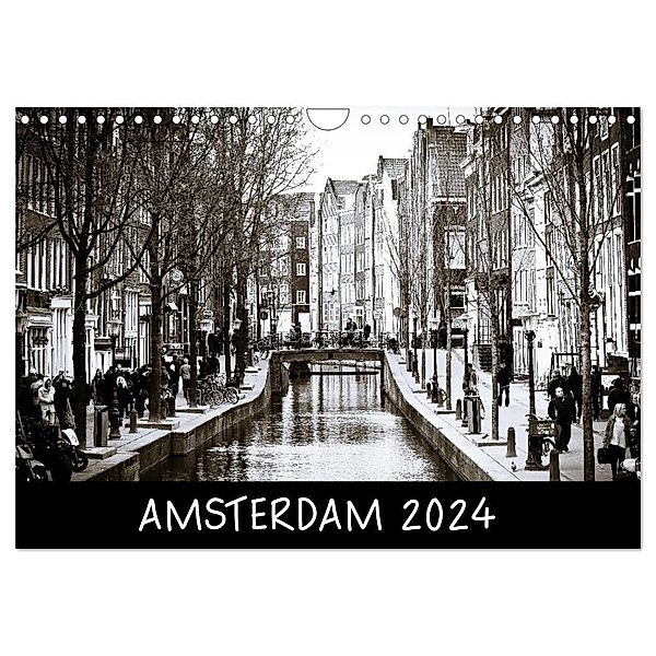 Amsterdam 2024 (Wandkalender 2024 DIN A4 quer), CALVENDO Monatskalender, Alex Wenz Fotografie