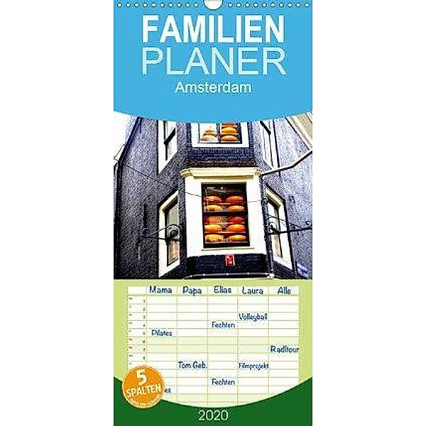 Amsterdam - Familienplaner hoch (Wandkalender 2020 , 21 cm x 45 cm, hoch), Katja Baumgartner