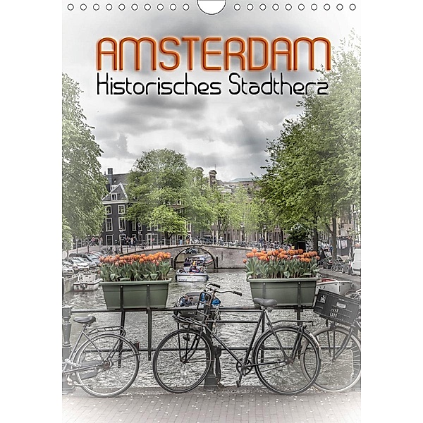 AMSTERDAM Historisches Stadtherz (Wandkalender 2020 DIN A4 hoch), Melanie Viola