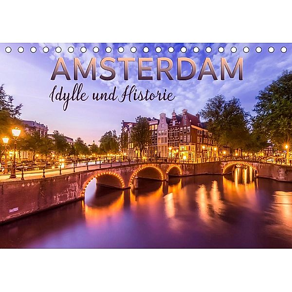 AMSTERDAM Idylle und Historie (Tischkalender 2020 DIN A5 quer), Melanie Viola