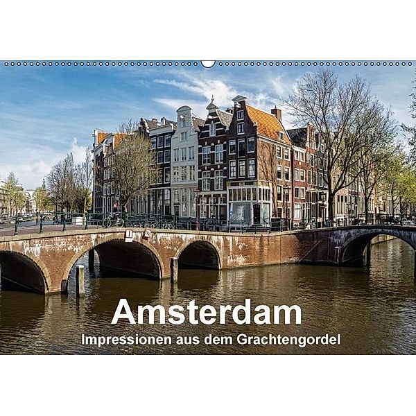 Amsterdam - Impressionen aus dem Grachtengordel (Wandkalender 2017 DIN A2 quer), Thomas Seethaler