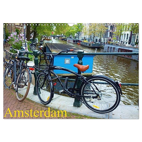 Amsterdam (Wandkalender 2024 DIN A3 quer), CALVENDO Monatskalender, Ute Juretzky