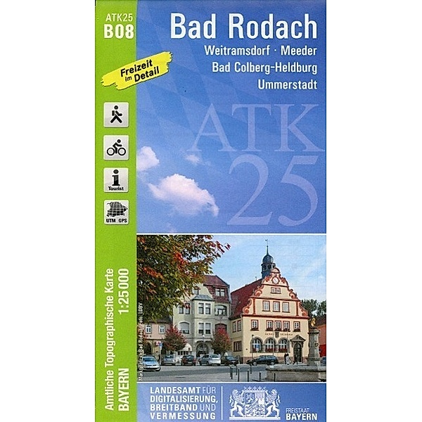 Amtliche Topographische Karte Bayern Bad Rodach