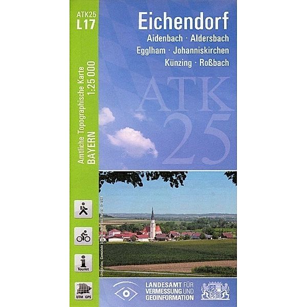 Amtliche Topographische Karte Bayern - Eichendorf, Breitband und Vermessung, Bayern Landesamt für Digitalisierung