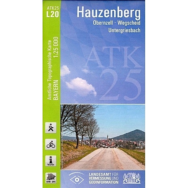 Amtliche Topographische Karte Bayern Hauzenberg, Breitband und Vermessung, Bayern Landesamt für Digitalisierung