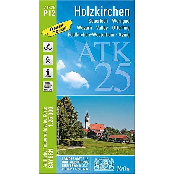 Amtliche Topographische Karte Bayern Holzkirchen, Breitband und Vermessung, Bayern, Landesamt für Digitalisierung