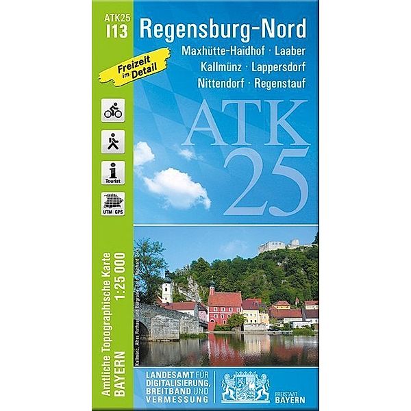 Amtliche Topographische Karte Bayern Regensburg-Nord, Breitband und Vermessung, Bayern, Landesamt für Digitalisierung