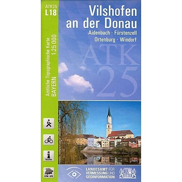 Amtliche Topographische Karte Bayern - Vilshofen an der Donau, Breitband und Vermessung, Bayern Landesamt für Digitalisierung