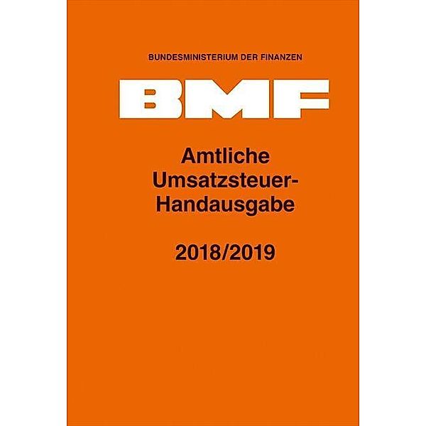 Amtliche Umsatzsteuer-Handausgabe 2018/2019