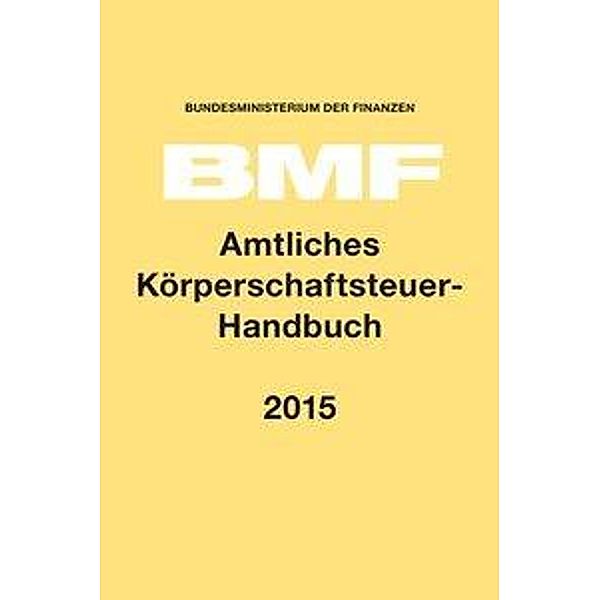 Amtliches Körperschaftsteuer-Handbuch 2015