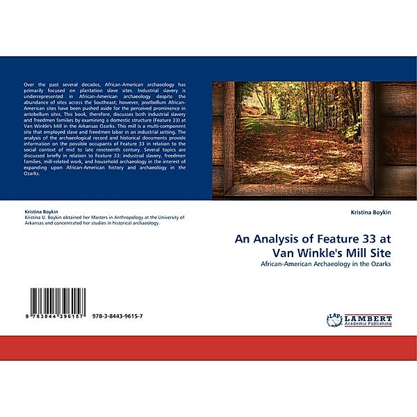 An Analysis of Feature 33 at Van Winkle's Mill Site, Kristina Boykin