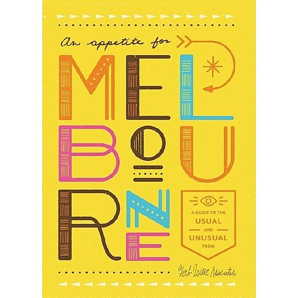 An Appetite for Melbourne, Map, Herb Lester Associates