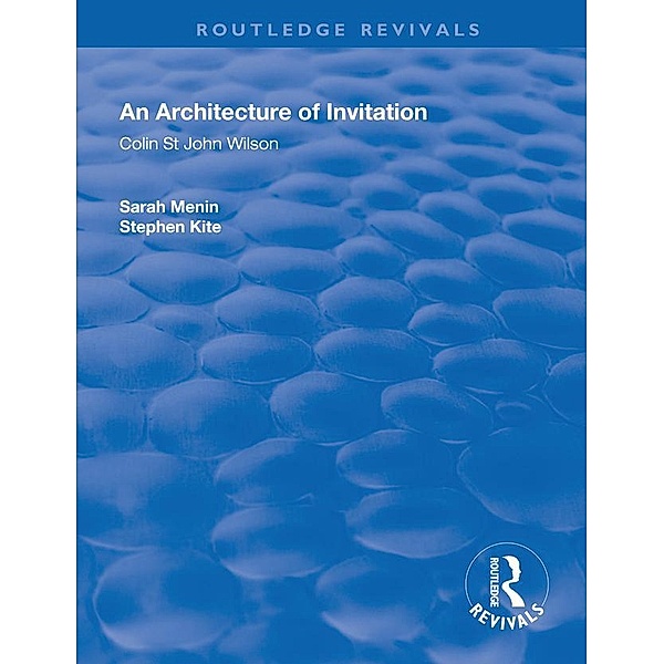 An Architecture of Invitation, Sarah Menin, Stephen Kite