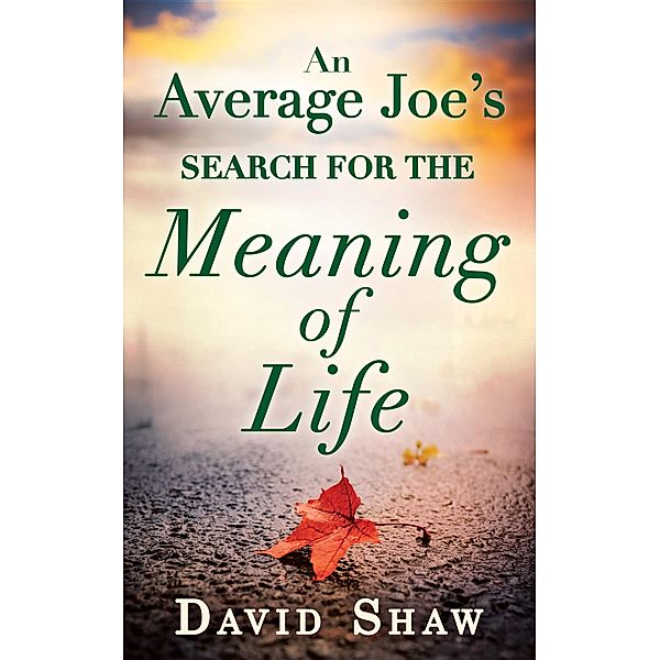 An Average Joe's Search For The Meaning Of Life, David Shaw