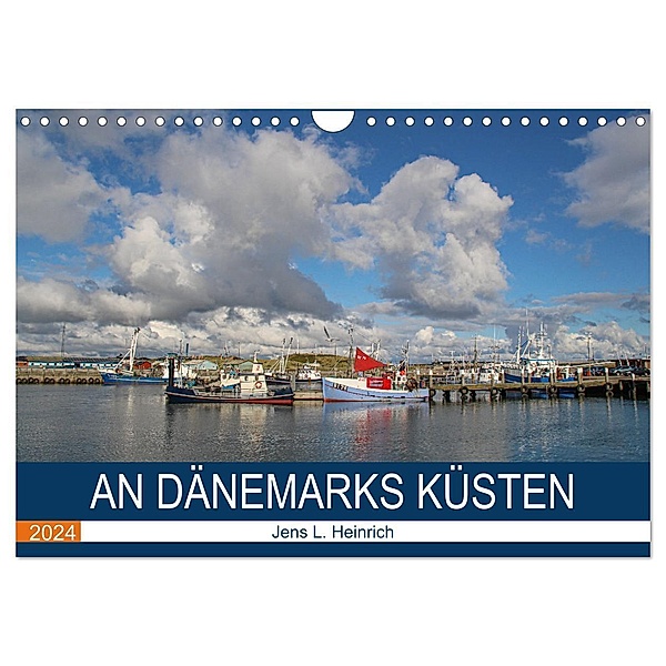 An Dänemarks Küsten (Wandkalender 2024 DIN A4 quer), CALVENDO Monatskalender, Jens L. Heinrich