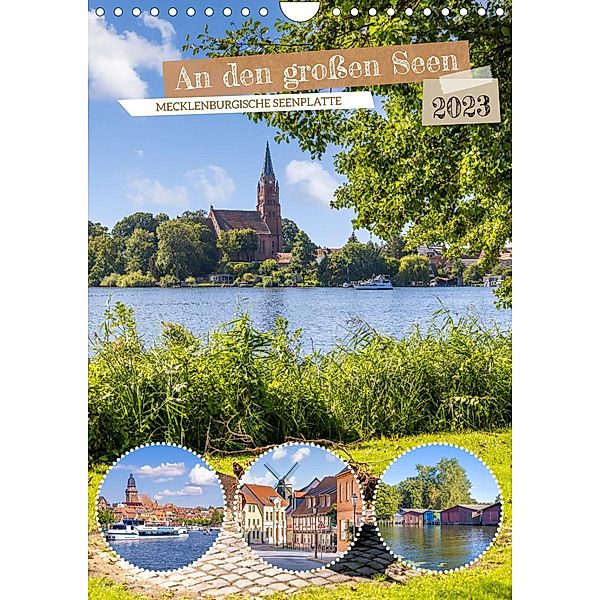 An den großen Seen der Mecklenburgischen Seenplatte (Wandkalender 2023 DIN A4 hoch), Melanie Viola