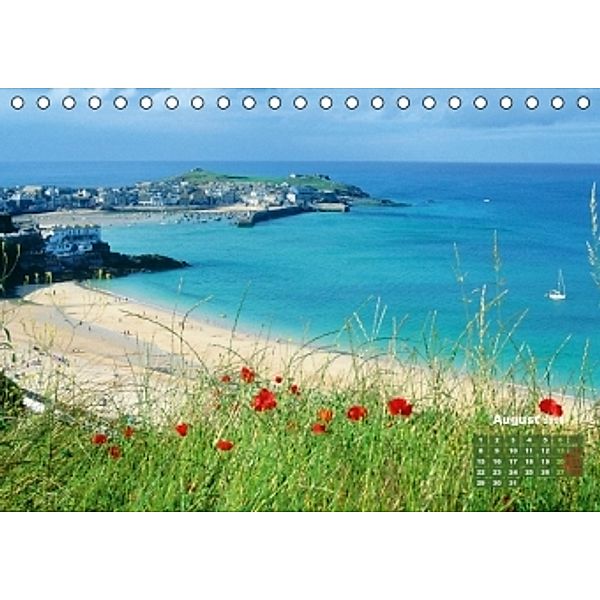 An den Küsten von Cornwall (Tischkalender 2016 DIN A5 quer), Calvendo