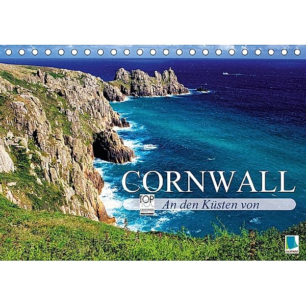 An den Küsten von Cornwall (Tischkalender 2018 DIN A5 quer), CALVENDO