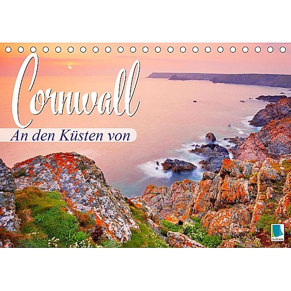 An den Küsten von Cornwall (Tischkalender 2021 DIN A5 quer), Calvendo