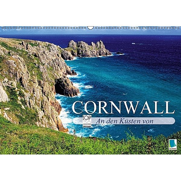 An den Küsten von Cornwall (Wandkalender 2018 DIN A2 quer), CALVENDO