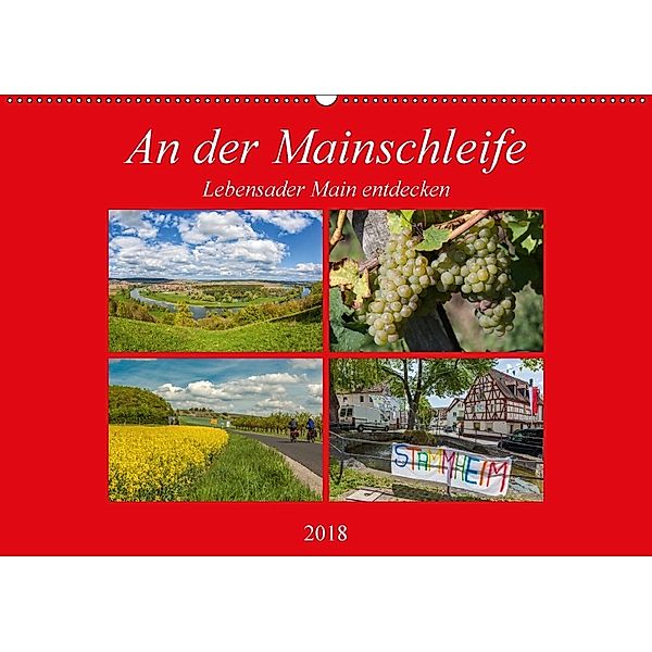 An der Mainschleife - Lebensader Main entdecken (Wandkalender 2018 DIN A2 quer), Hans Will