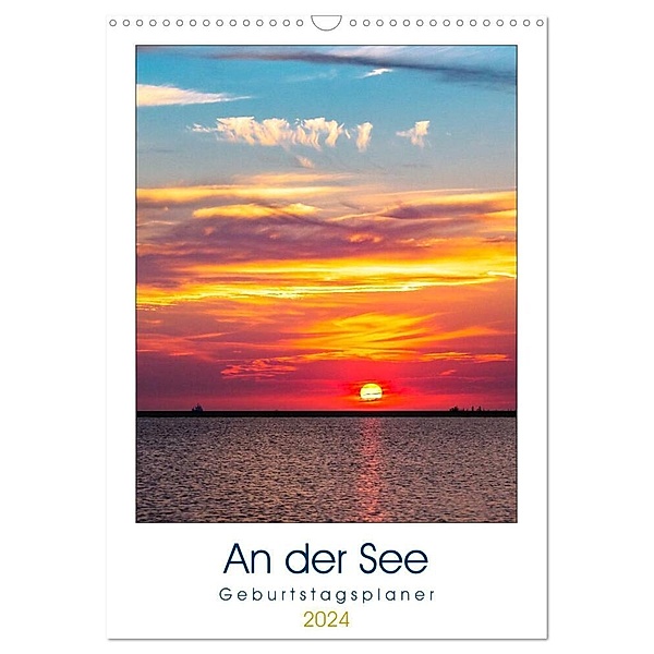 An der See Geburtstagsplaner (Wandkalender 2024 DIN A3 hoch), CALVENDO Monatskalender, Andrea Dreegmeyer