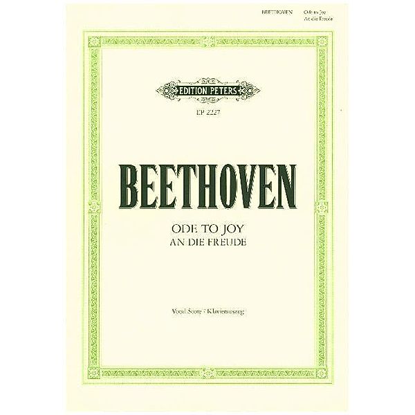 An die Freude -Finalsatz der Sinfonie Nr. 9 d-Moll op. 125-, Ludwig van Beethoven