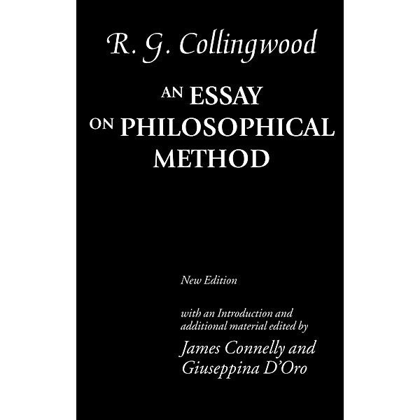 An Essay on Philosophical Method, R. G. Collingwood