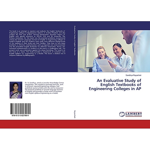 An Evaluative Study of English Textbooks of Engineering Colleges in AP, Sandhya Rayachoti