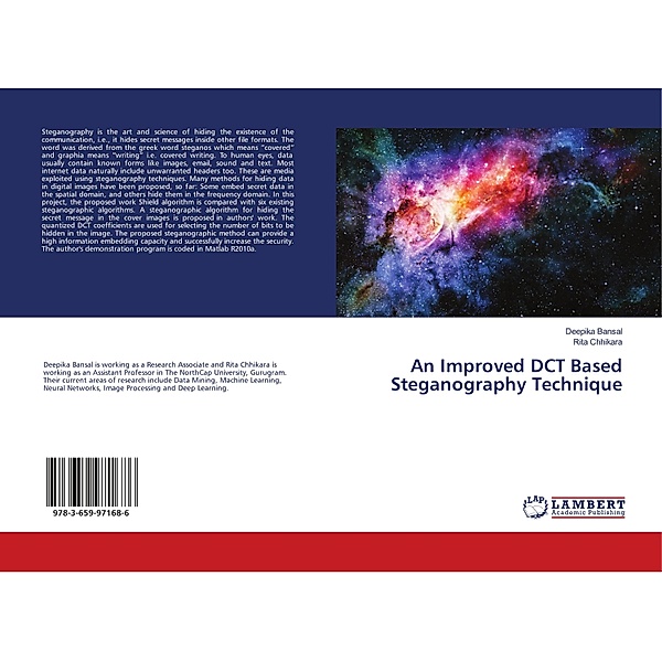 An Improved DCT Based Steganography Technique, Deepika Bansal, Rita Chhikara